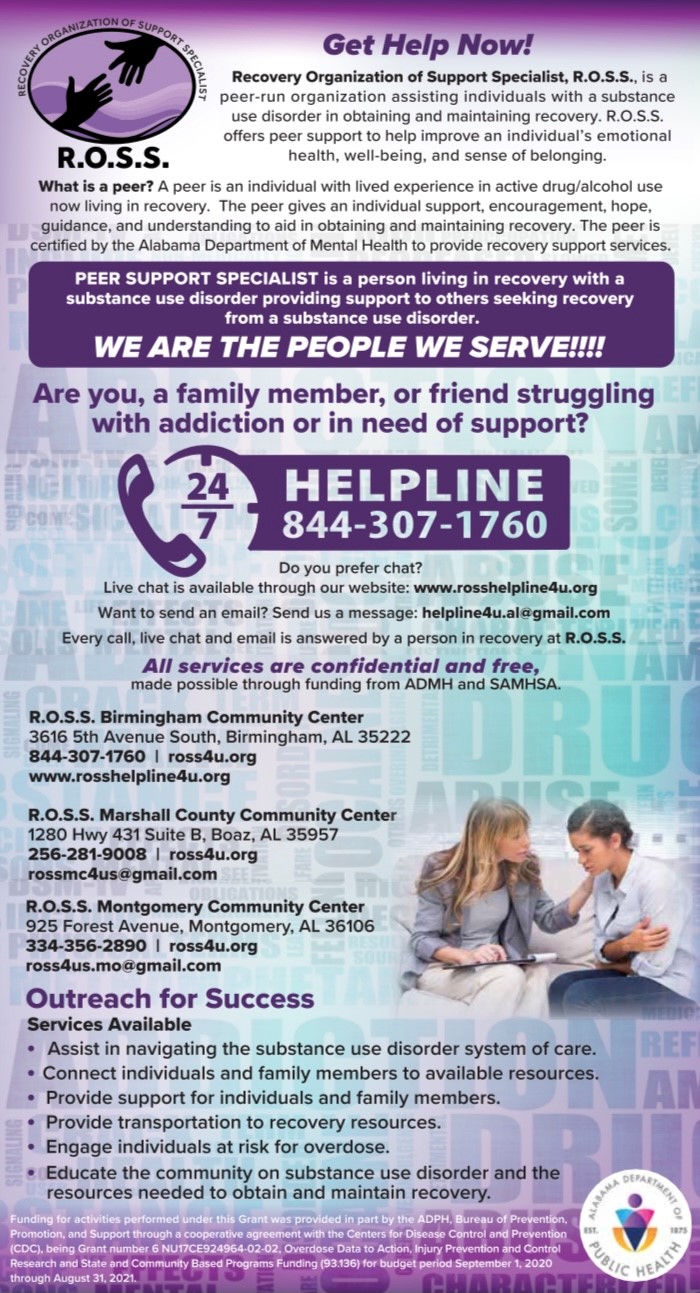 Helpline flyer back